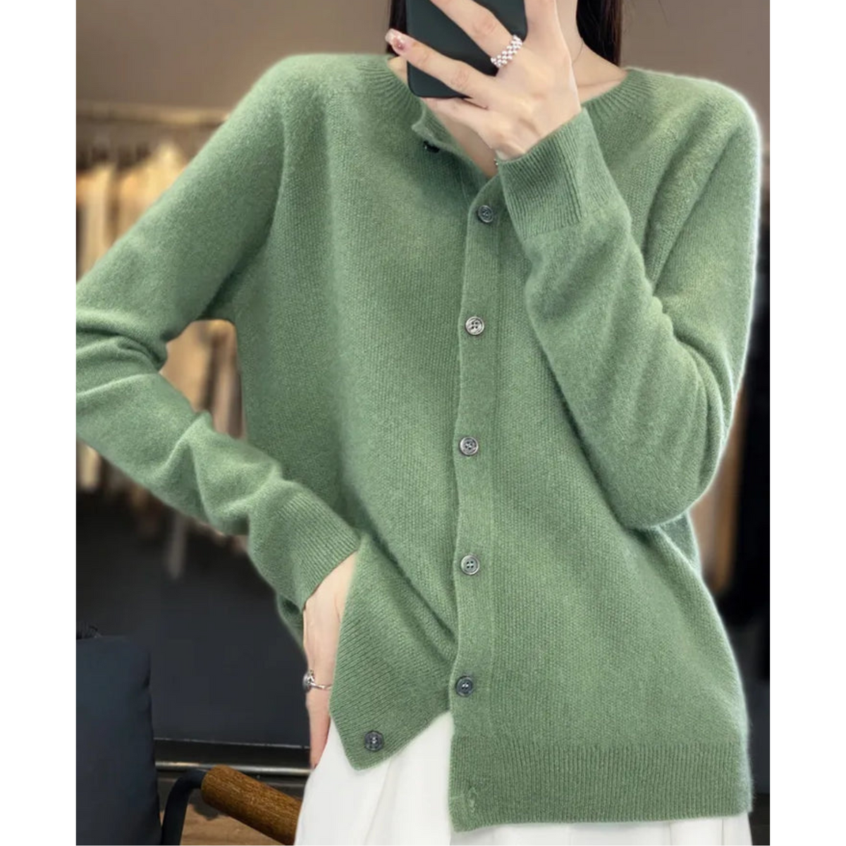 Helvano | Strickpullover für Damen mit Rundhalsausschnitt