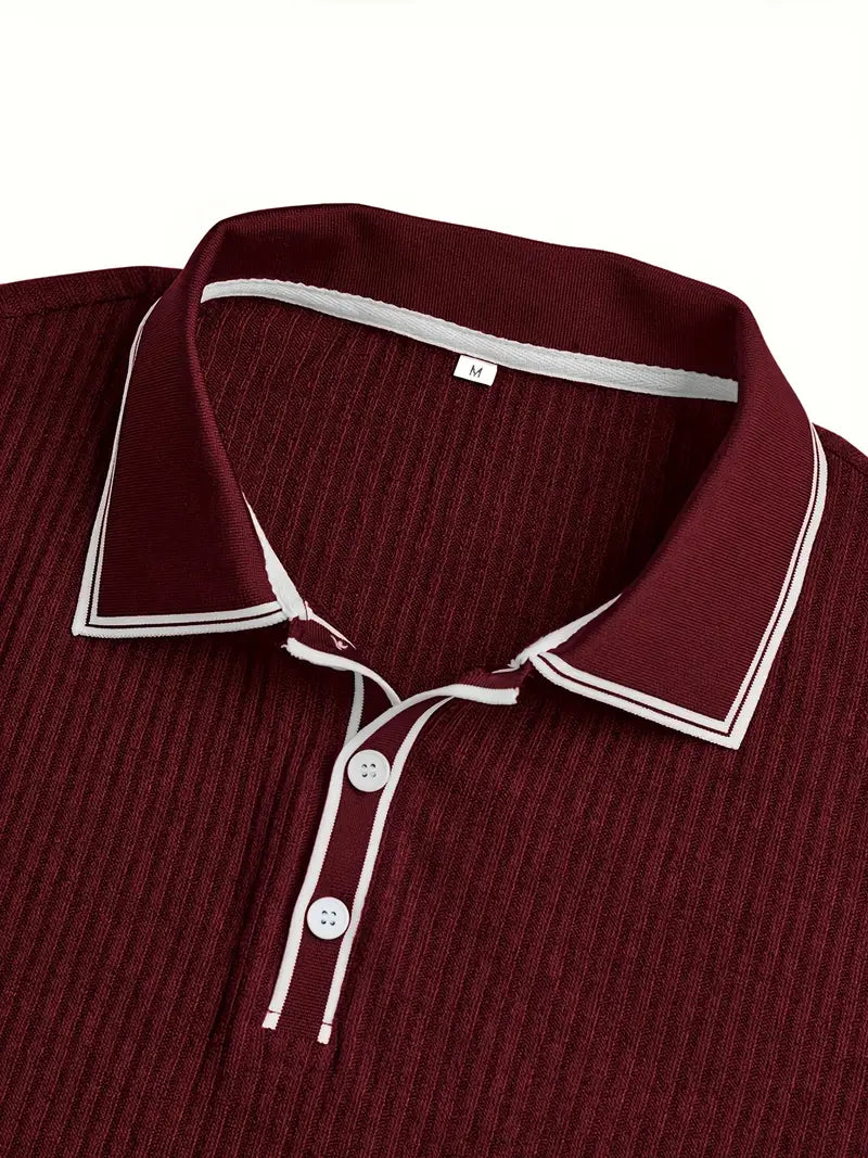 Helvano | Herren T-Shirt mit Struktur