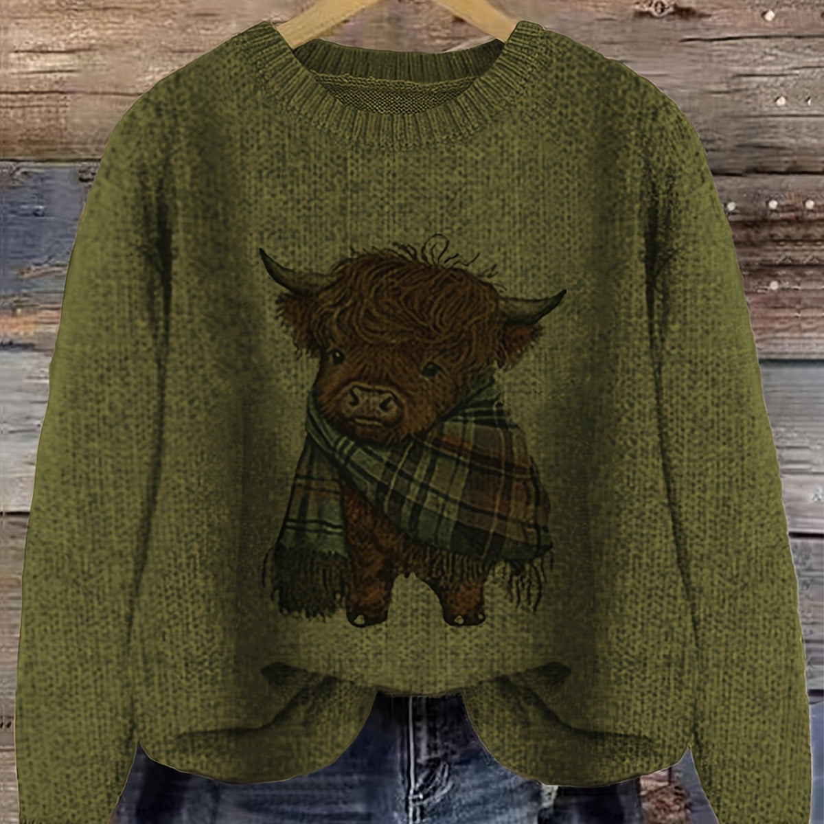 Helvano | Strickpullover mit Rundhalsausschnitt für Damen
