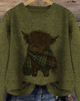 Helvano | Strickpullover mit Rundhalsausschnitt für Damen