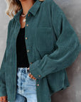 Helvano | Cordjacke mit Knöpfen für Damen