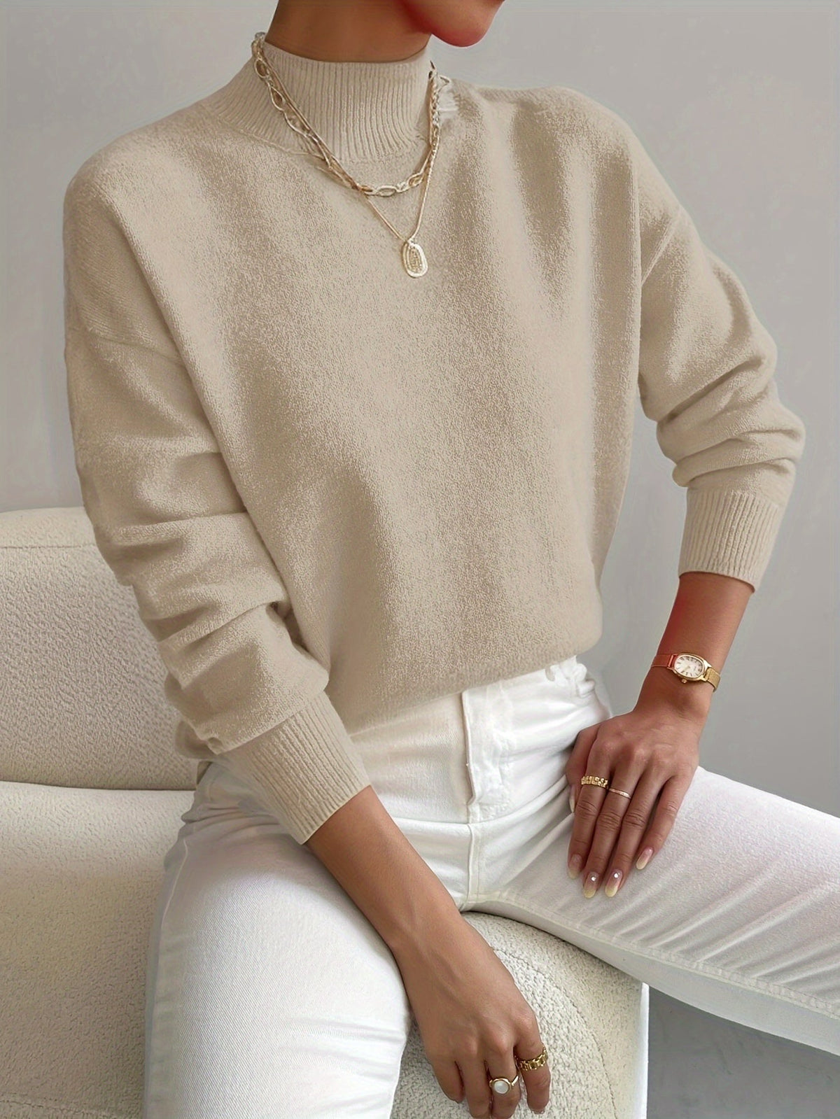 Helvano | Eleganter Rollkragenpullover für Damen