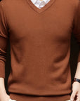 Helvano | Herren Strickpullover mit V-Ausschnitt