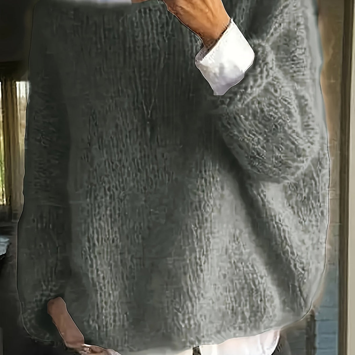 Helvano | Lockerer Strickpullover mit Rundhals für Damen