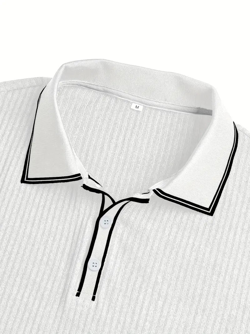 Helvano | Herren T-Shirt mit Struktur