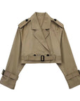 Helvano | Kurzer Trenchcoat für Damen