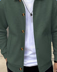 Helvano | Strukturierte Herrenjacke mit Knopfleiste