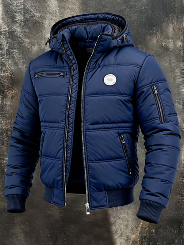 Helvano | Klassische Winterjacke mit Kapuze für Herren