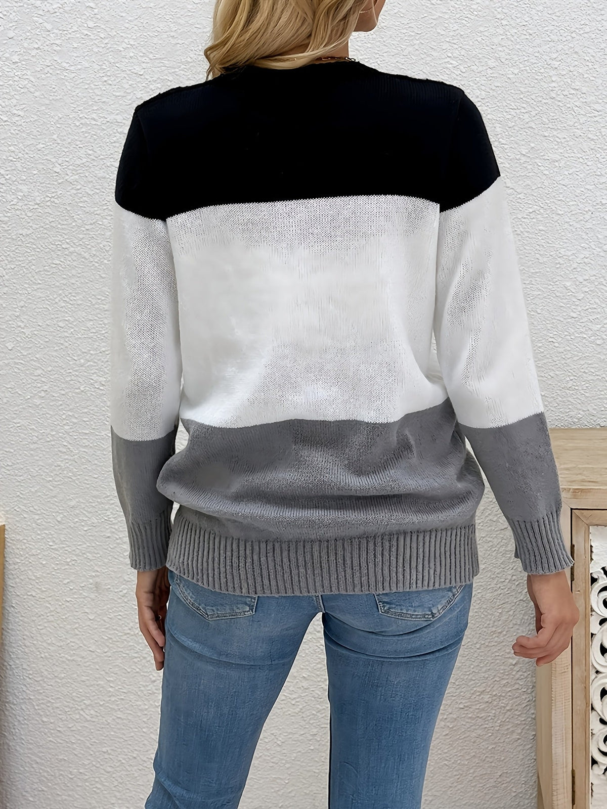 Helvano | Patchwork-Strickjacke für Damen