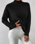 Helvano | Strickpullover mit Stehkragen für Damen