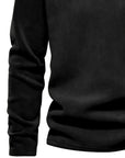 Helvano | Herren Strickpullover mit Stehkragen und Half-Zip