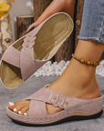 Helvano | Damen-Sandalen mit Keilabsatz