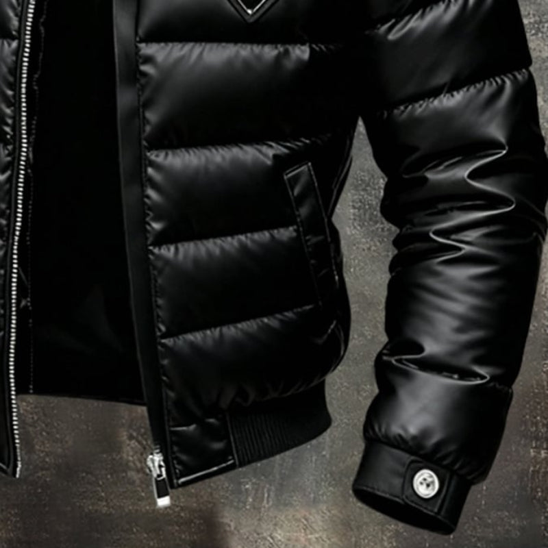 Helvano | Klassische Daunenjacke für Herren in Schwarz