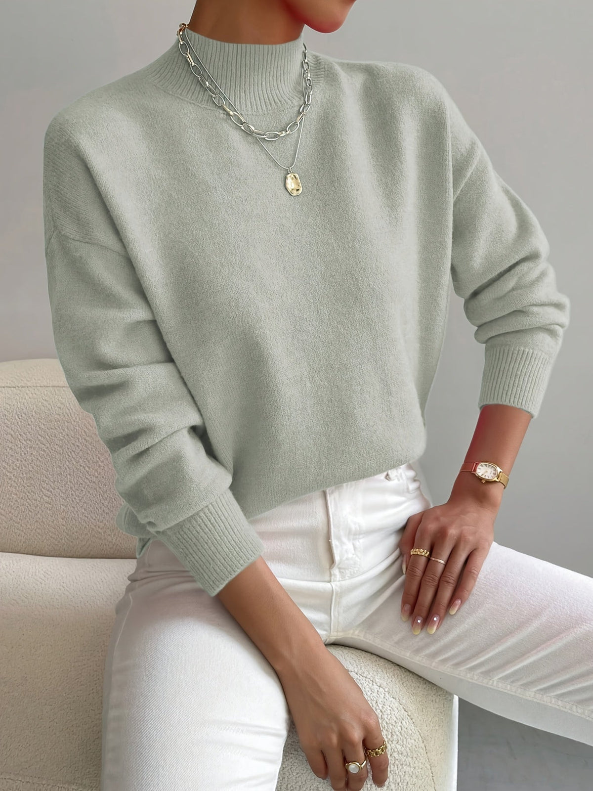 Helvano | Eleganter Rollkragenpullover für Damen