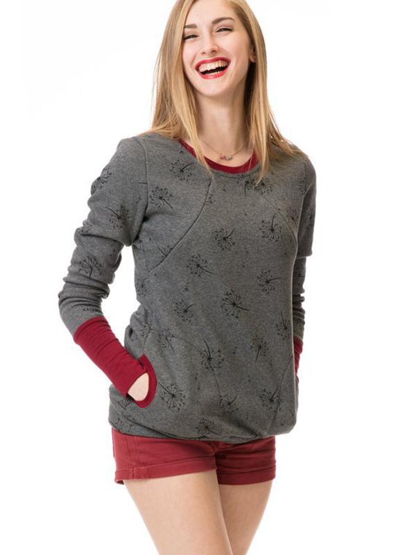 Helvano | Still-Sweatshirt mit Reissverschluss für Damen