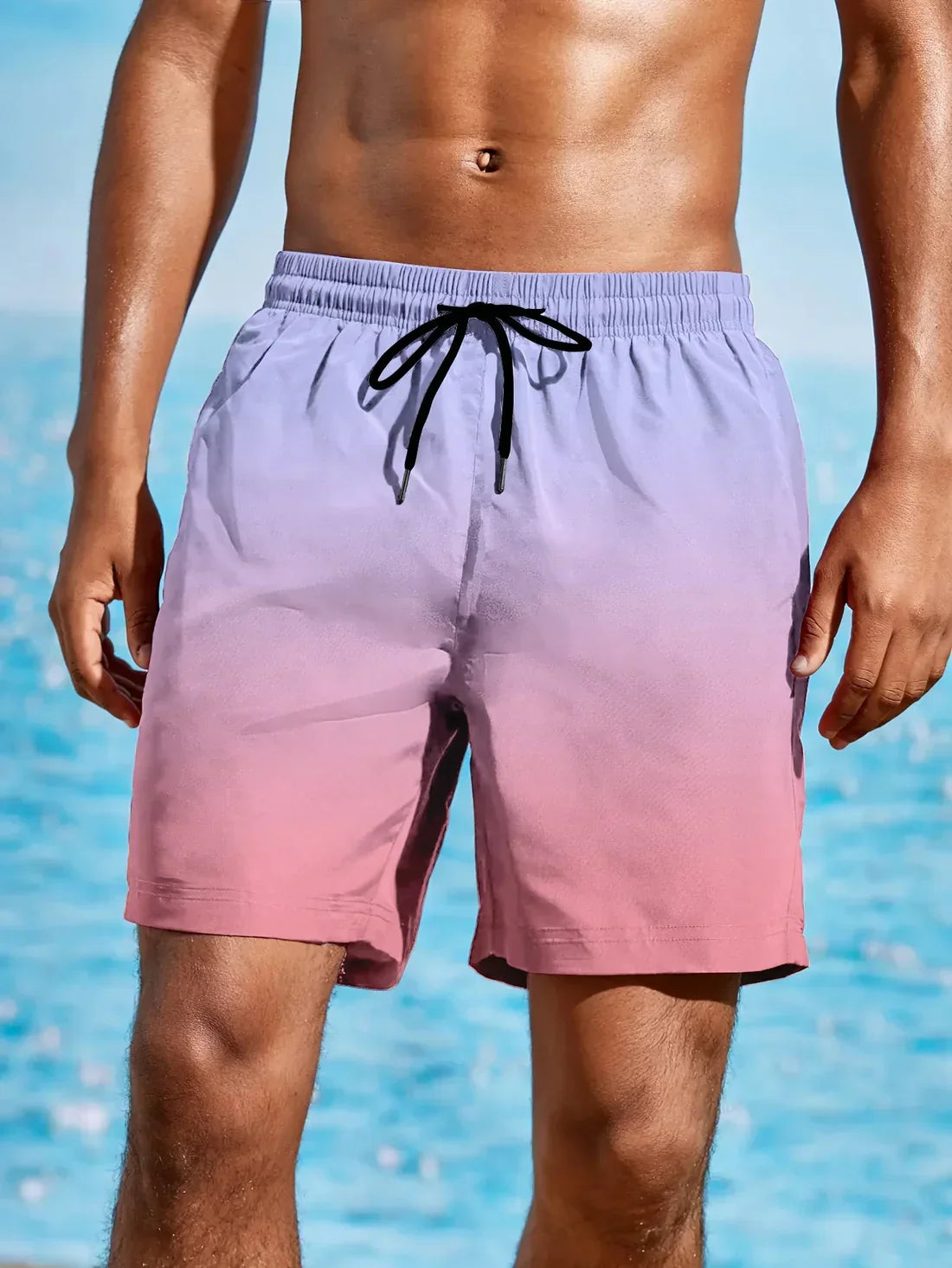 Helvano | Strandshorts mit Farbverlauf für Herren