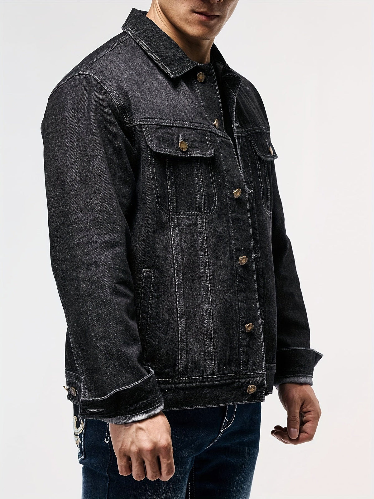 Helvano | Denim-Arbeitsjacke für Herren