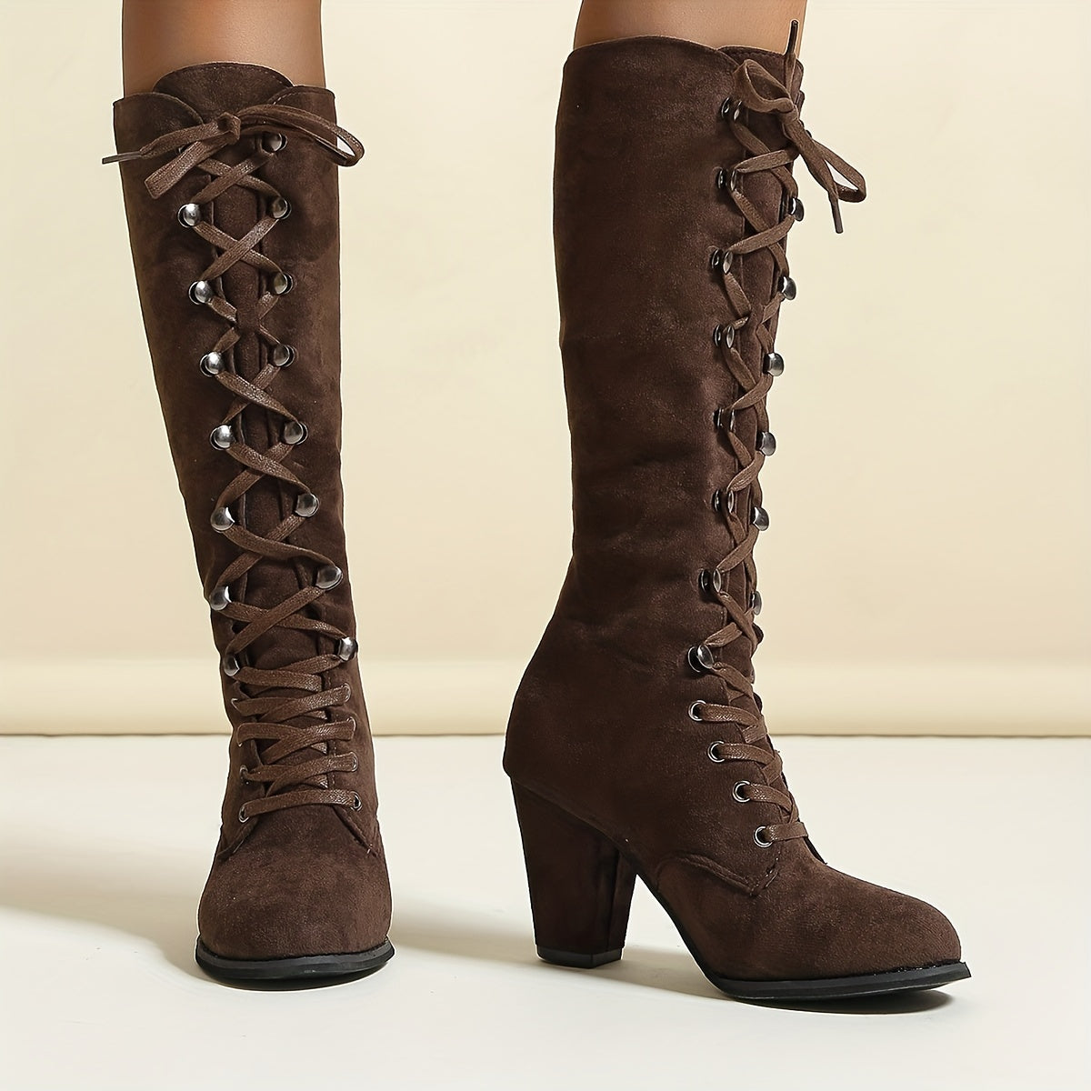 Helvano | Kniehohe Winterstiefel für Damen