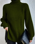 Helvano | Rollkragenpullover mit Raglanärmeln für Damen