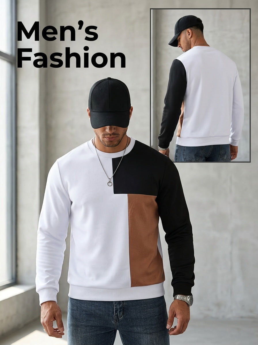 Helvano | Colorblock-Sweatshirt für Herren