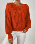 Helvano | Zopfstrick-Pullover mit Rundhals