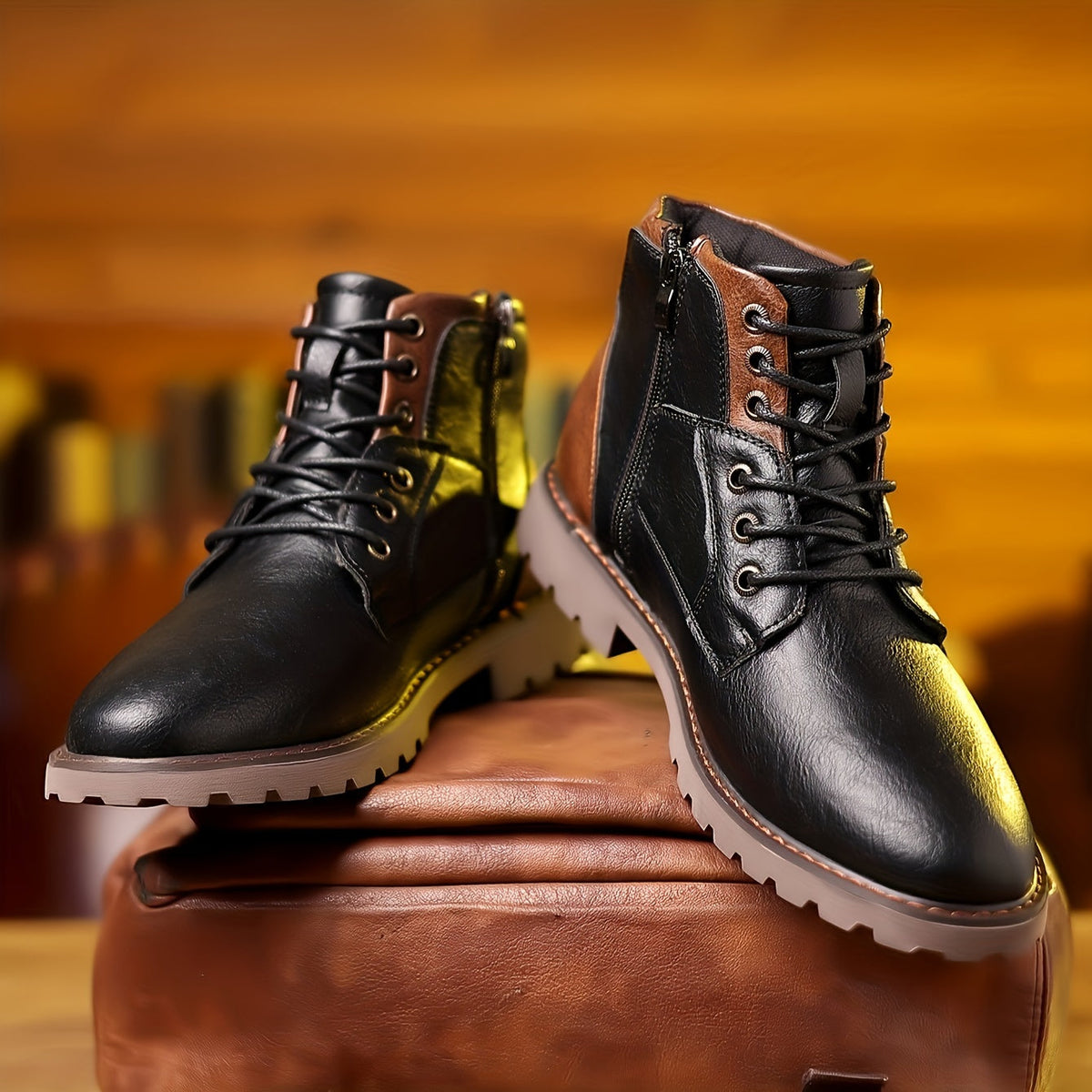 Helvano | Robuste Schnür-Stiefeletten für Herren