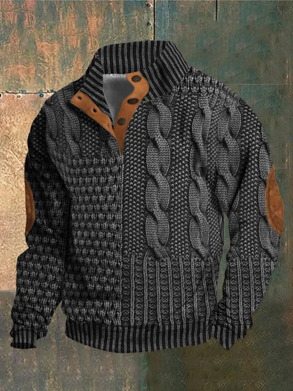 Helvano | Herren Strickpullover mit Muster