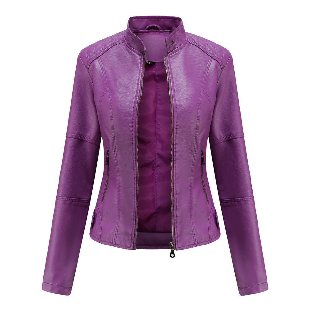 Helvano | Bikerjacke mit Stehkragen für Damen