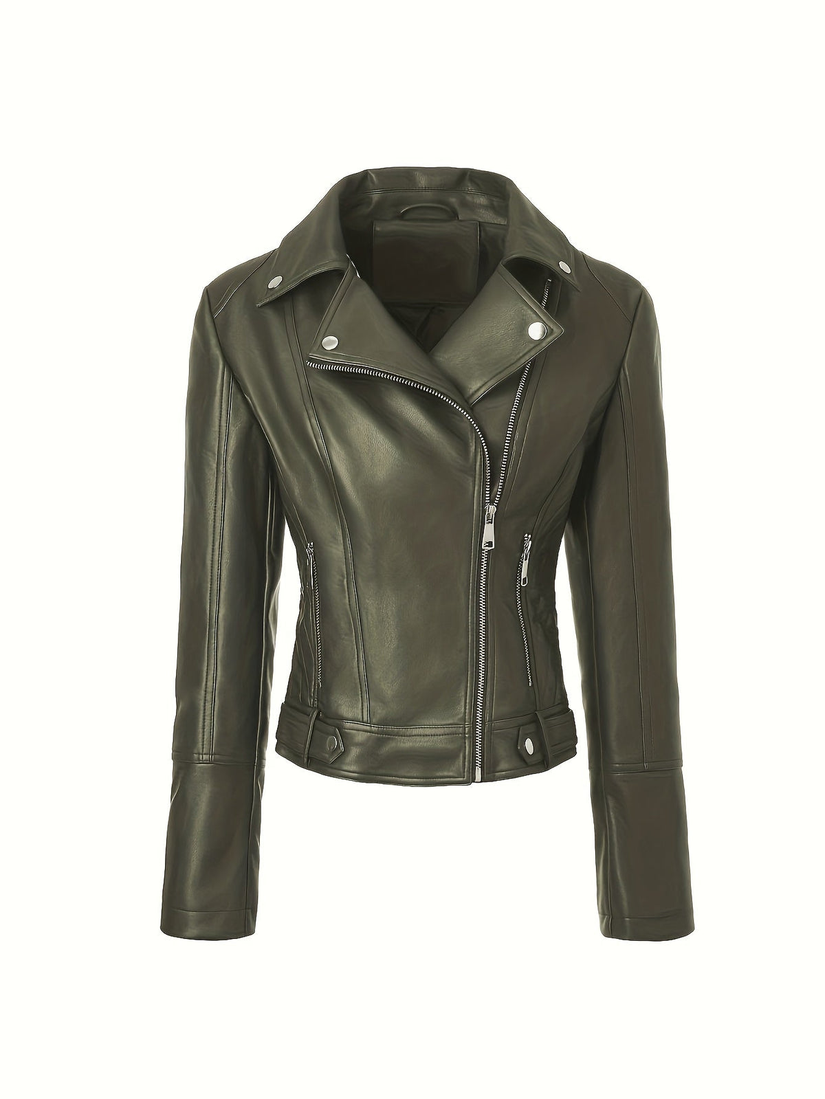 Helvano | Taillierte Bikerjacke mit Reissverschluss für Damen