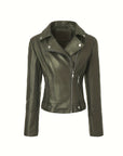 Helvano | Taillierte Bikerjacke mit Reissverschluss für Damen