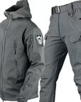 Helvano | Outdoor-Set mit Kapuzenjacke & Cargohose für Herren