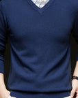 Helvano | Herren Strickpullover mit V-Ausschnitt