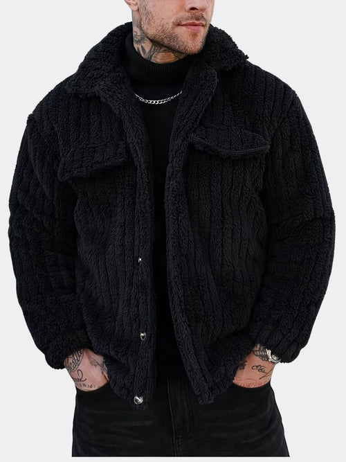 Helvano | Gestreifte Strickjacke für Herren