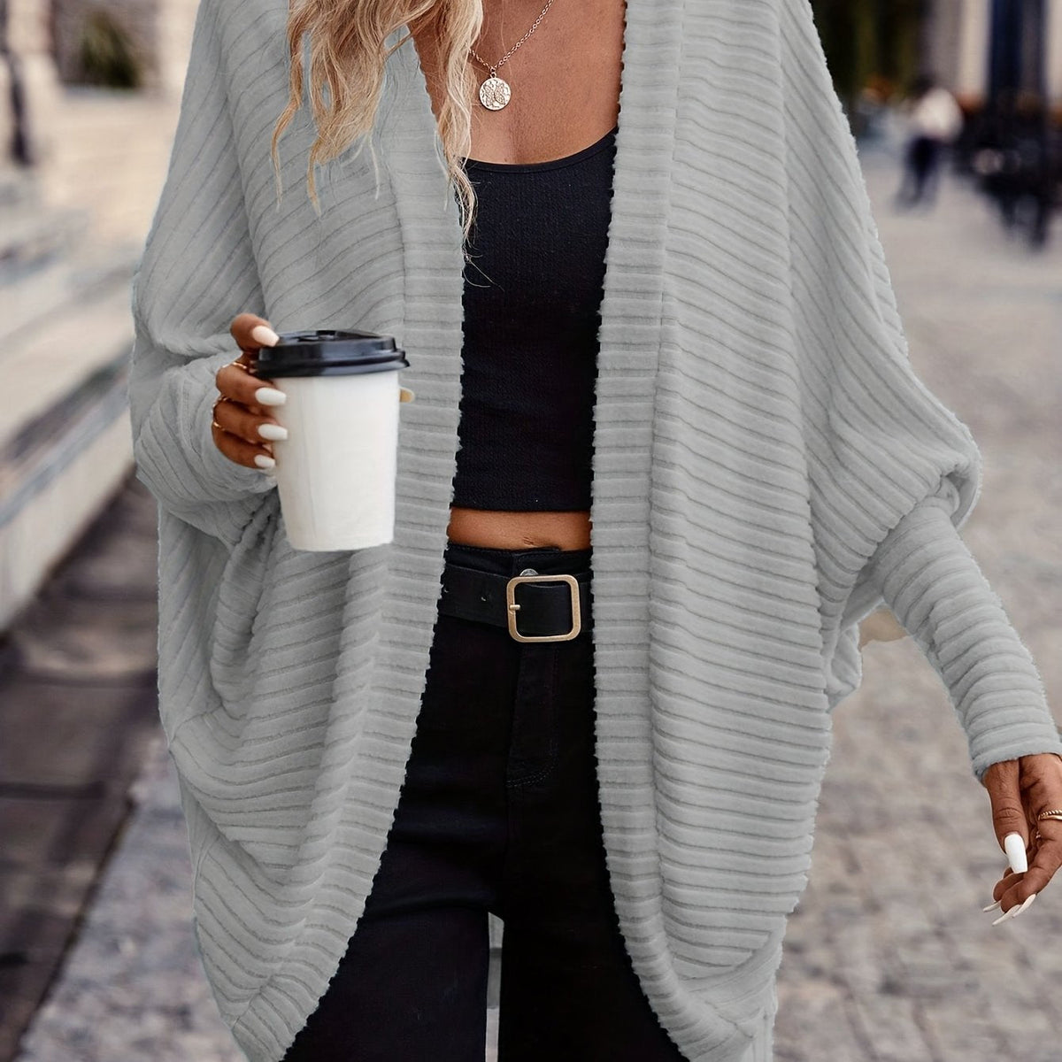 Helvano | Offener Strickcardigan für Damen