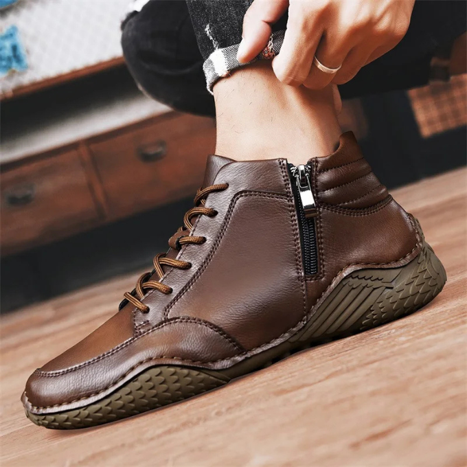 Helvano | Robuste Lederstiefel für Herren