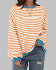 Helvano | Gestreiftes Langarm-Sweatshirt für Damen