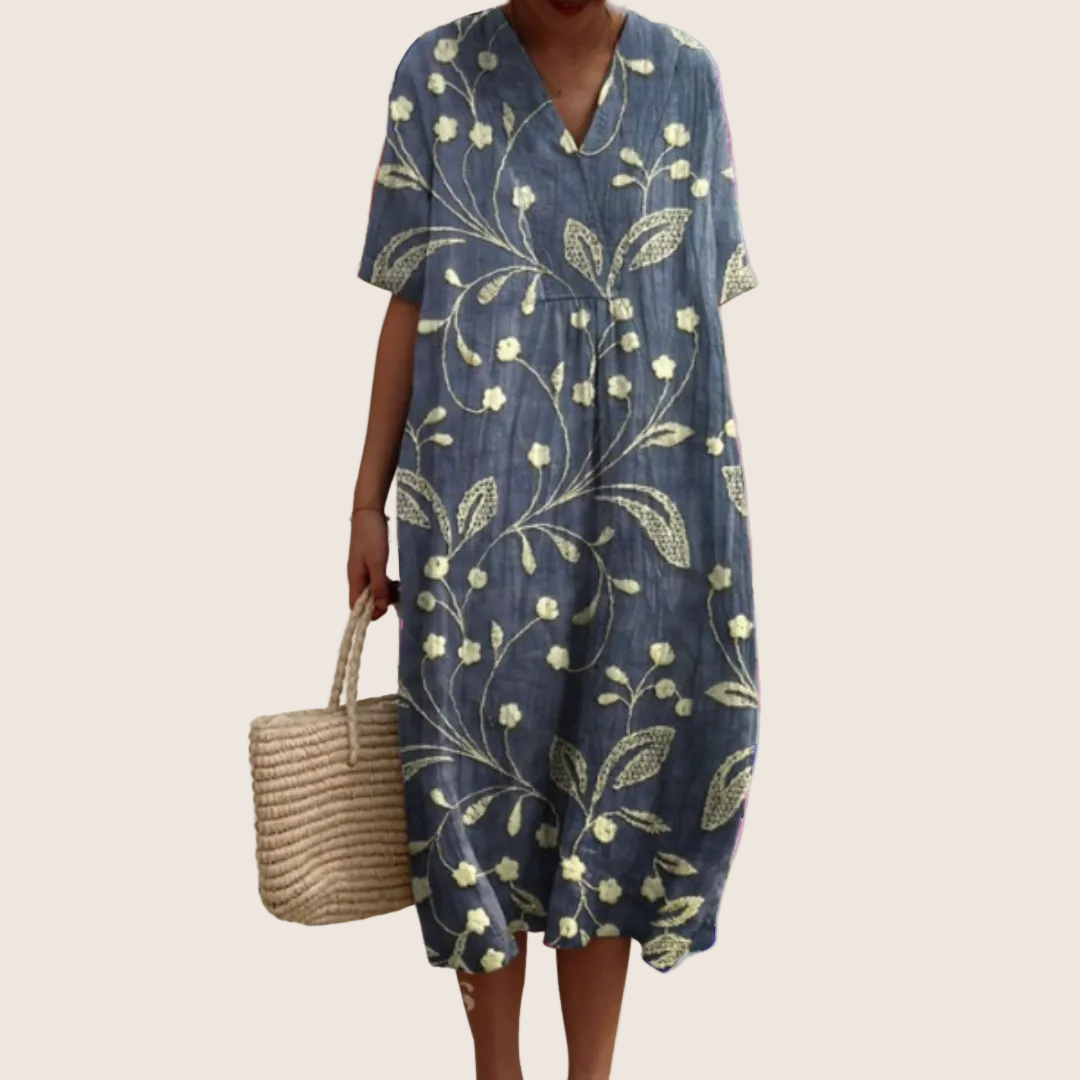 Helvano | Sommerkleid mit Blumenmuster für Damen