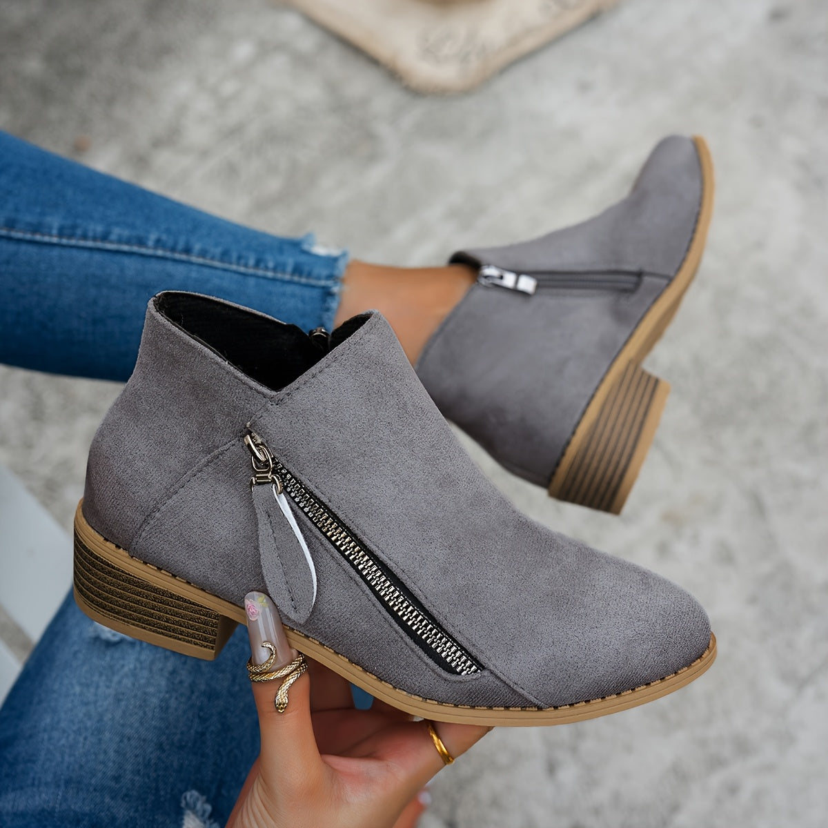 Helvano | Stiefeletten mit Seitenreissverschluss für Damen