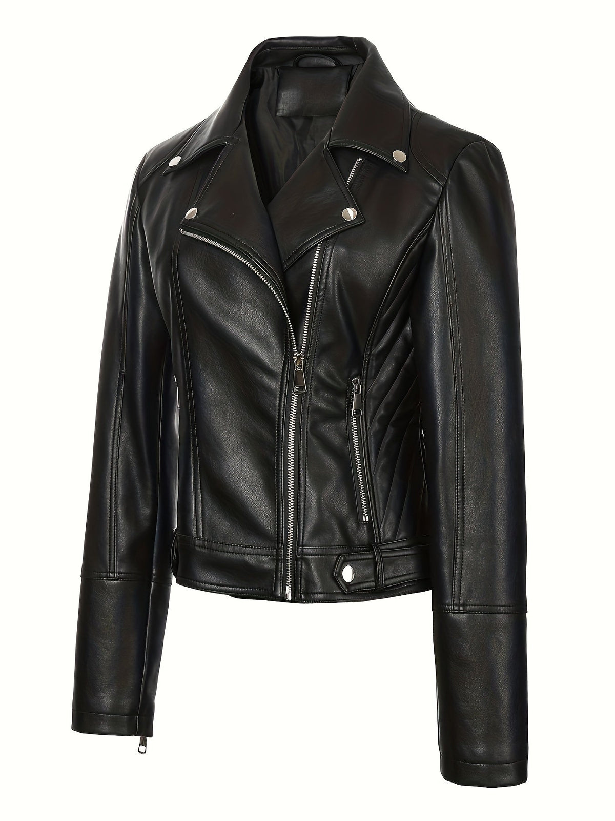 Helvano | Taillierte Bikerjacke mit Reissverschluss für Damen