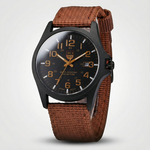 Helvano | Taktische Herrenuhr mit Edelstahlgehäuse
