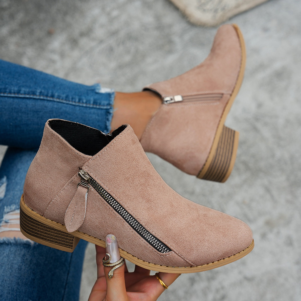 Helvano | Stiefeletten mit Seitenreissverschluss für Damen