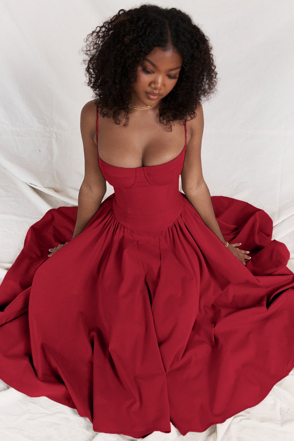 Helvano | Korsett-Midikleid für Damen
