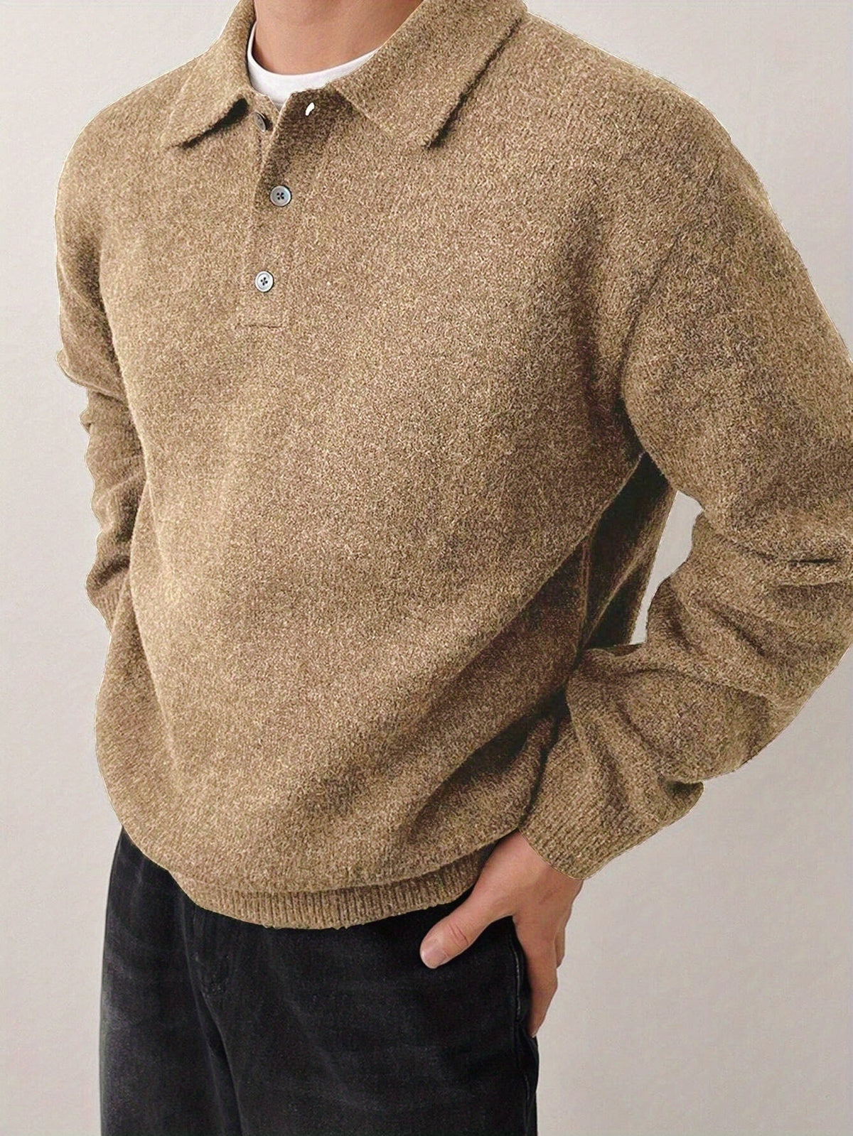 Helvano | Strickpullover mit Polokragen für Herren