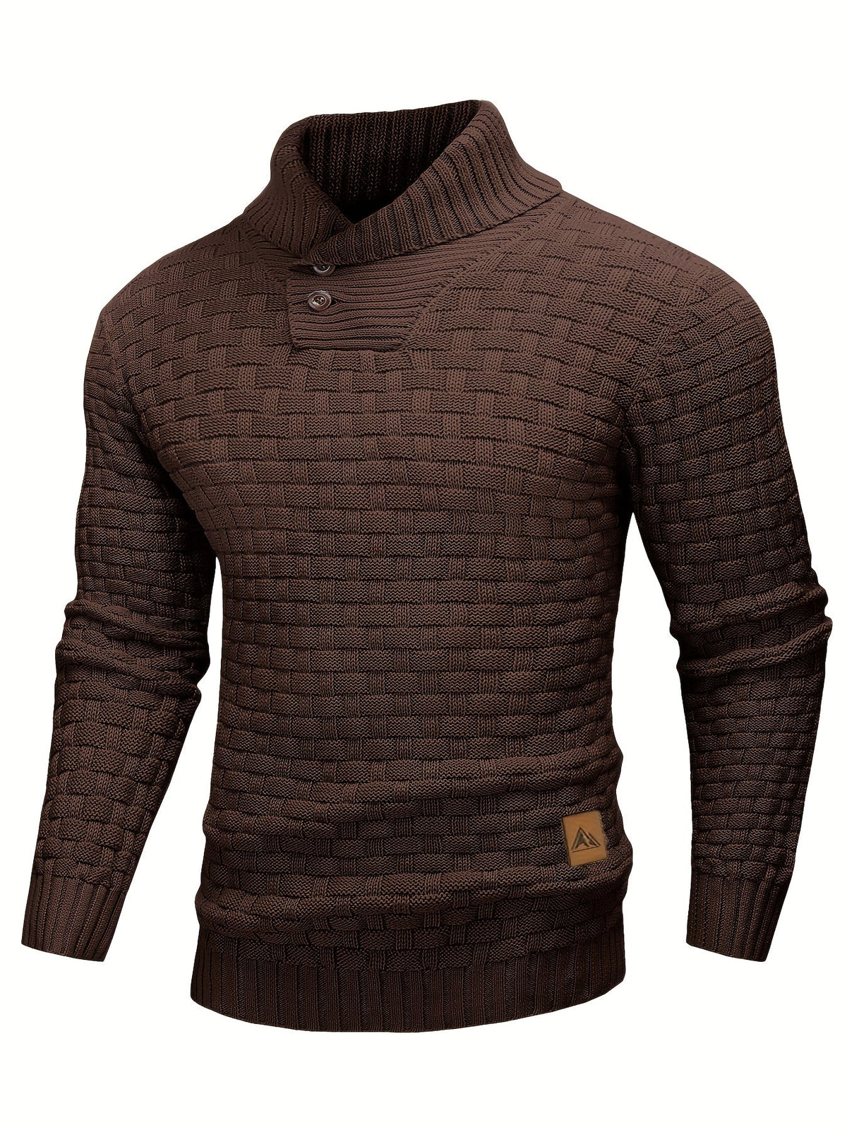 Helvano | Strickpullover mit Schalkragen für Herren