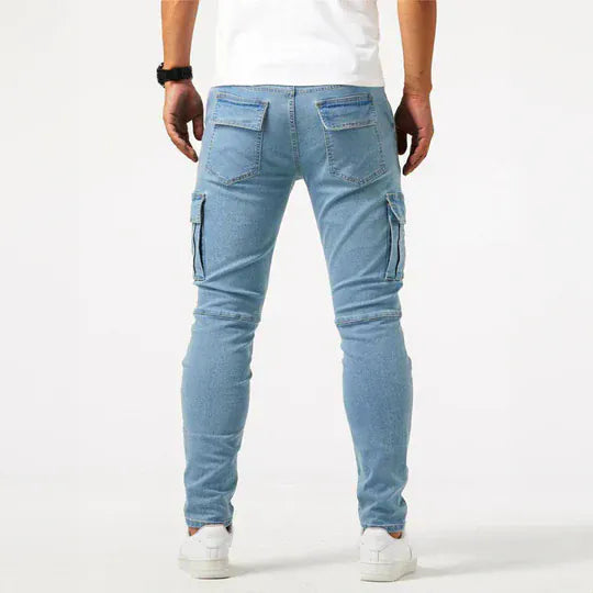 Helvano | Cargo-Jeans aus Denim für Herren