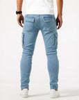 Helvano | Cargo-Jeans aus Denim für Herren