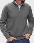 Helvano | Herren Troyer-Pullover mit Zip