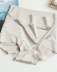 Helvano | Nahtlose Satin-Slips für Damen – 5er-Pack