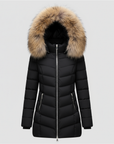 Helvano | Daunenjacke mit Fellkragen für Damen