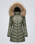 Helvano | Daunenjacke mit Fellkragen für Damen